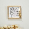 VIP Wood 8 in. White Come As You Are Sign - 2 of 4