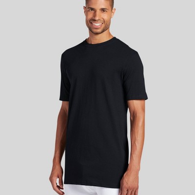 Black crew neck store t shirt mens