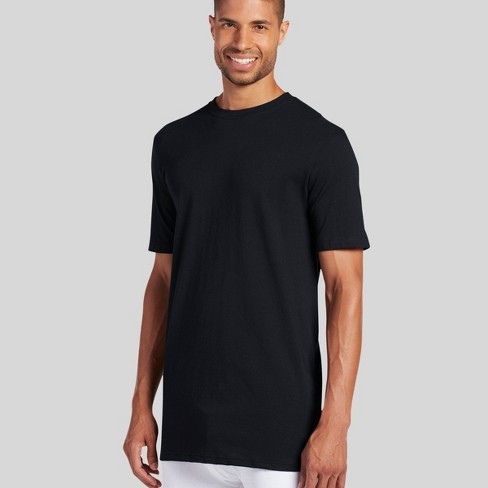 Calvin Klein Big & Tall arm logo long sleeve t-shirt in black