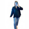 Women's Metallic Flowy Top - GLAM - 2 of 2