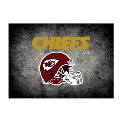 NFL Kansas City Chiefs 4'x6' Distressed Rug