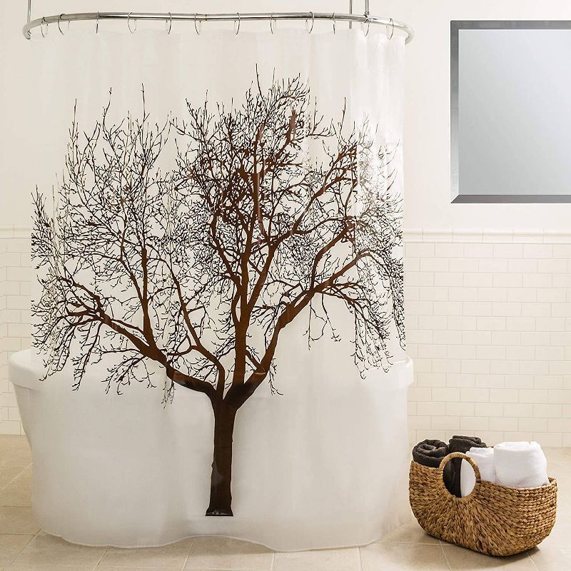 Tree EVA Shower Curtain Mocha - Splash Home, 4 of 5