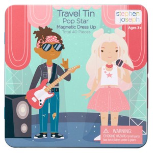 Stephen Joseph Gifts Kids Travel Tin Magnetic Dress Up - 1 of 4