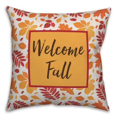 Creative Products Welcome Fall 18x18 Indoor / Outdoor Pillow - image 1 of 3