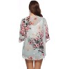 Haute Edition | Women's Lightweight Summer Cardigan Cover Up in Leopard and Floral - 2 of 3