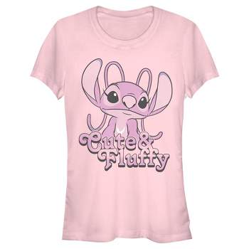 Girl's Lilo & Stitch Cute Portrait Stitch T-Shirt - Light Pink - Large -  ShopStyle