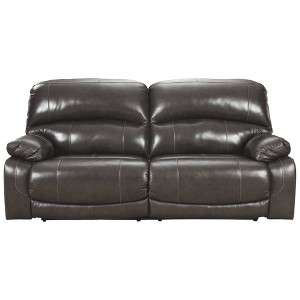 Hallstrung Two Seat Reclining Power Sofa Gray - Signature Design by Ashley