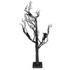 Northlight LED Lighted Glittered Halloween Tree with Bats - 26.5" - Orange Lights - 2 of 4