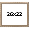 PosterPalooza | 26x22 Modern Bamboo Picture Frame, UV Acrylic, 5 Finishes - 2 of 4