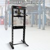 12 Ton Hydraulic Press, Adjustable H-Frame Garage Floor Shop Bearing Press, Adjustable Working Table Height - 3 of 4