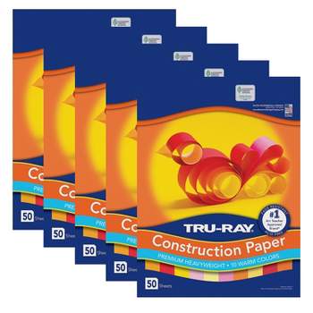 Tru-Ray® Construction Paper, Warm Brown, 12 x 18, 50 Sheets Per Pack, 5  Packs - Nifty Concept