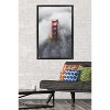 Trends International San Francisco - Foggy Bridge Framed Wall Poster Prints - 2 of 4