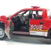 KiNSMART 2013 Ford F-150 SVT Raptor Supercrew 1:46 Scale 5" Die Cast Metal Model Toy Truck (Rescue - Fire) - 4 of 4