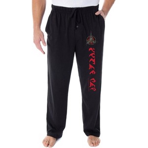 Star Trek The Next Generation Men's Klingon Tlhingan Mah Lounge Pajama Pants Black - 1 of 3