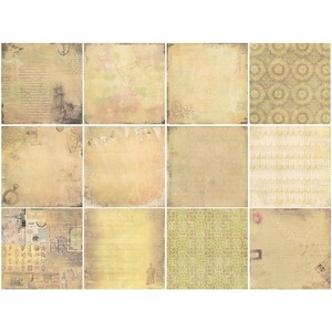 Wrapables 6x6 Decorative Single-Sided Scrapbook Paper for Arts & Crafts Projects, Scrapbooking, Card-Making - 1 of 4