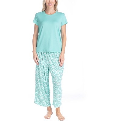 MUK LUKS Women's All Mixed Up 4 Piece Pajama Set