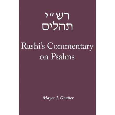 Rashi's Commentary on Psalms - (Paperback)