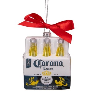 Northlight 3.25" Corona Six Pack Glass Christmas Ornament - 1 of 3