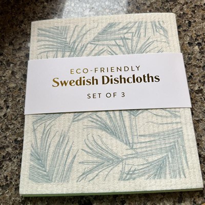 Swedish Dish Cloth Set- Botanical