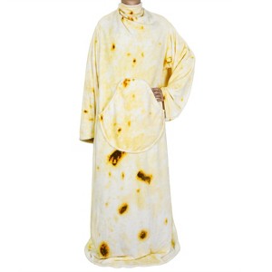 Catalonia Women Men Funny Printed Wearable Blanket Long Robe, Soft Fleece Mink Micro Plush Wrap Snuggie Blanket for Adult, Cozy Gift for Woman Man - 1 of 4