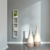 Uniquewise Handwoven Bamboo & Seagrass Floor Vase: Eco-Friendly Home Décor Accent for Entryway, Living Room, Dining Room, Hallway, Bedroom, Set of 2 - 2 of 4