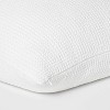 Euro Washed Waffle Weave Throw Pillow White - Threshold™ : Target