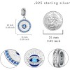 925 Sterling Silver Evil Eye and Hamsa Charm Set, Protective Luck Jewelry Gift for Women - 4 of 4