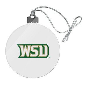 Wright State Secondary Logo Acrylic Christmas Tree Holiday Ornament - 1 of 4