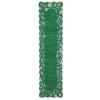 Christmas Rug for Living Room, Foldable Scalloped Floor Rug, Machine Washable Ultra-Soft Dining Room Carpet, Low Pile Indoor Mats for Bedroom - 2 of 4
