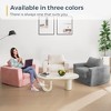 MAXYOYO Giant Bean Bag Chair, Striped Faux Fur Upholstered Floor Sofa with Pillows and Armrests - 4 of 4