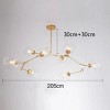 HOMLUX 8-Lights Mid Century Chandelier Ceiling Light Fixture for Dining Room Kitchen Bedroom - 4 of 4
