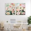 Stupell Industries Minty Garden Flowers 2pc Canvas Art Set - 2 of 4