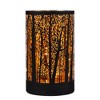 Northlight LED Lighted Forest Trees Glass Hurricane Fall Harvest Candle Decoration - 7.75" - 2 of 4
