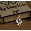 Treble Clef Necklace, Music Forever in Sterling Silver Necklace for Women - 3 of 3