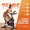 VEVOR Exercise Bike, Adjustable Magnetic Resistance Stationary Bike, Indoor Cycling Bike for Home Cardio, Silent Belt Drive, Black&Orange - 3 of 4