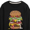 Boys' - Instant Message - Sloppy Burger Lover Long Sleeve Graphic T-Shirt - 2 of 4