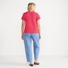 Lands' End Women's Slub Flutter Sleeve V-Neck T-Shirt - 2 of 4