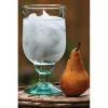 Recycled Glass Drinking Tumblers 8"H, Large Water Goblet, Clear Hand-Blown Transparent, Set of 6 By Kalalou - 2 of 3