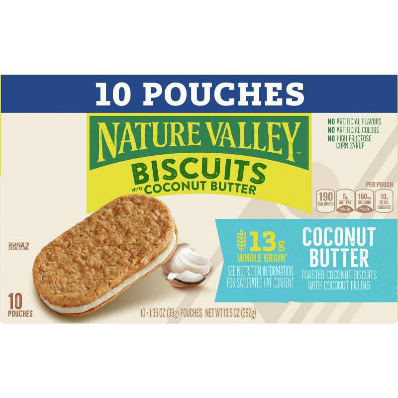 Nature Valley Coconut Butter Biscuits - 10ct/13.5oz, 2 of 7
