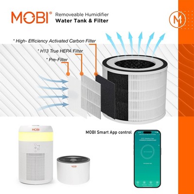 Mobi White Smart 4-in-1 Air Purifier and Humidifier