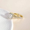2CT Sterling Silver Bridal Ring Set with Cut for Women Size 7 - 3 of 4
