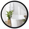 Americanflat - 20x20 Framed Black Round Mirror - Circle Mirror for Bathroom, Bedroom, Entryway, Living Room - 2 of 4