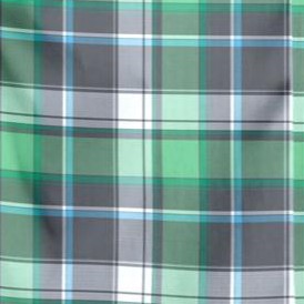 green plaid