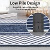 Modern Runner Rug Washable Area Rug Bordered Rugs Modern Runner Rug Non-Slip Area Rug Small Accent Geometric Throw Rugs Floor Carpet - 2 of 4