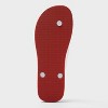 Men's Brent Americana Flip Flop Sandals - Goodfellow & Co™ Red/White - 4 of 4