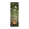 Trademark Fine Art -Pablo Esteban 'White Orchid In Pot On Green' Canvas Art - 2 of 3