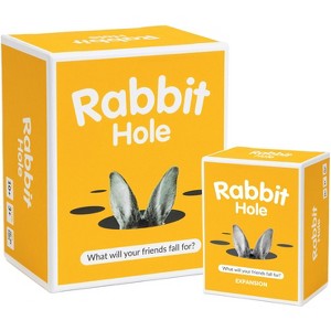 Rabbit Hole - The What Will Your Friends Fall For? Party Game - Family Friendly + Expansion Set - 1 of 4