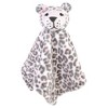 Hudson Baby Infant Girl Animal Face Security Blanket, Safari Girl, One Size - 3 of 4
