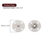 Unique Bargains Alloy Invisible Durable High Hardness Buckle Fasteners Press Studs Buttons 5 Pcs - 2 of 4