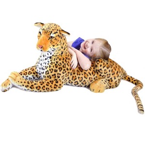 Lahari The Leopard - 42 Inch Stuffed Animal Plush - By Viahart - 1 of 4